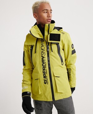 Superdry Ultimate Snow Rescue Férfi Kabát Sárga | TNYOF2351